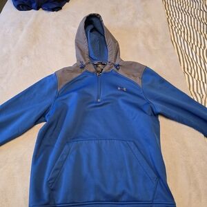 Under Armour Blue and Gray Hoodie